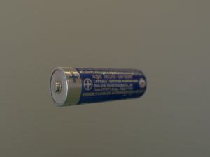 aa batery 3D 모델