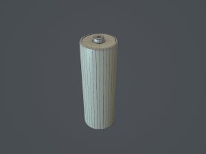 aa batery 3D 모델