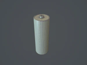 aa batery 3D Model