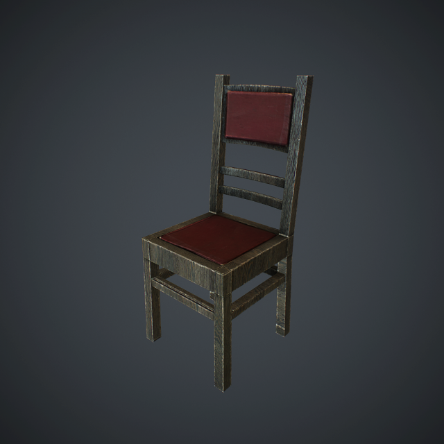 chair v21 3D Model .c4d .max .obj .3ds .fbx .stl .blend 