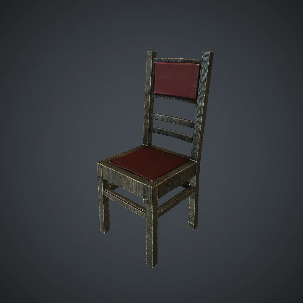 chair v21 3D Model .c4d .max .obj .3ds .fbx .stl .blend 