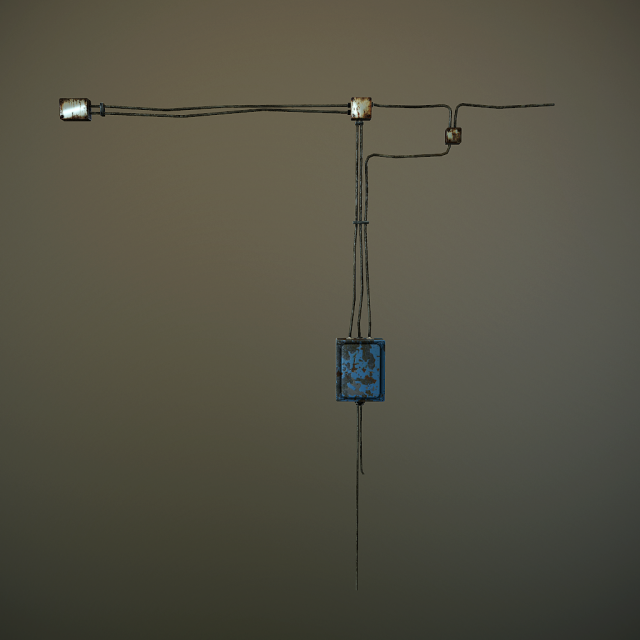elektricbox 3D Модель .c4d .max .obj .3ds .fbx .stl .blend 