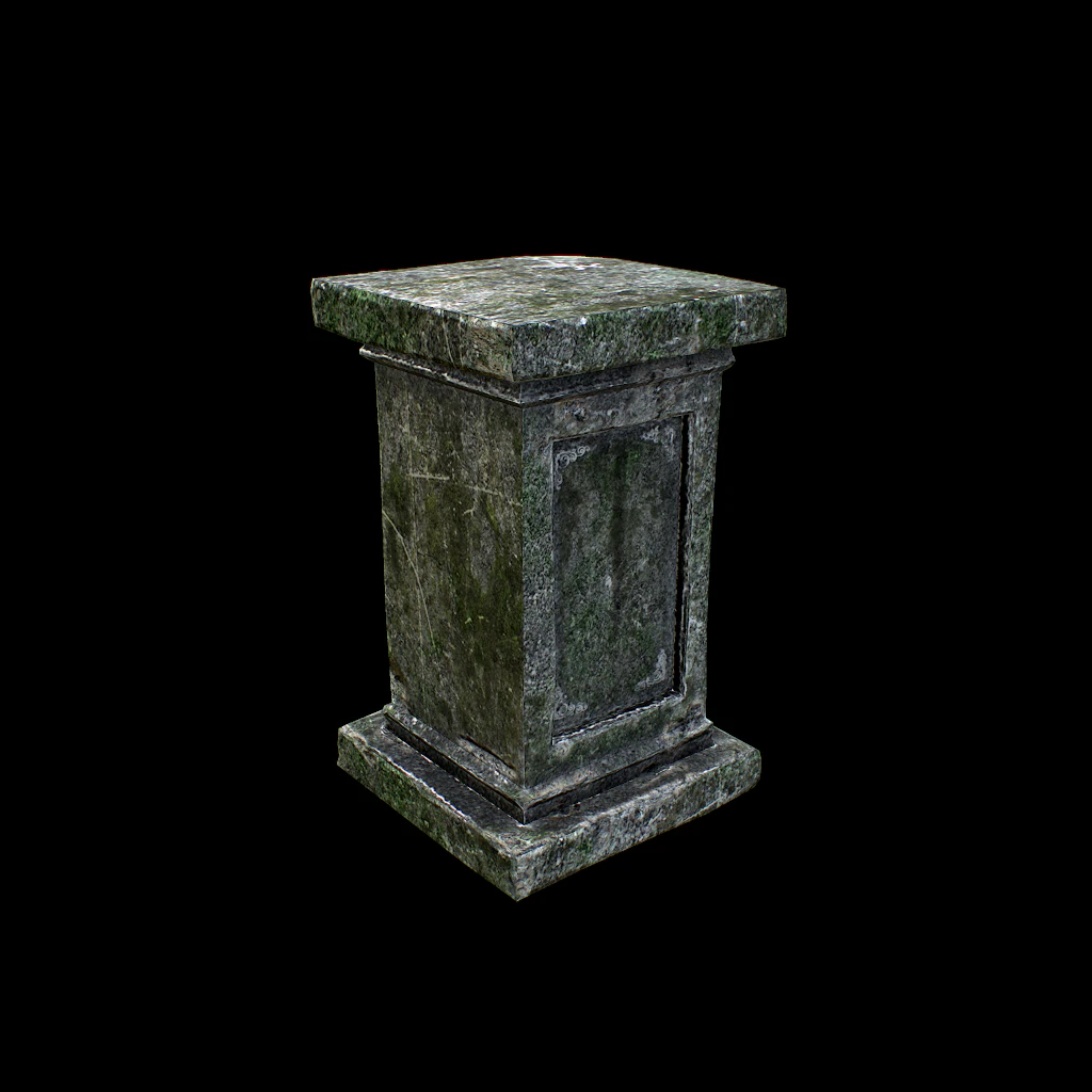 old column 3D Model .c4d .max .obj .3ds .fbx .stl .blend