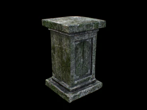 पुराना स्तंभ 3D मॉडल