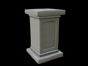old column 3Dモデル