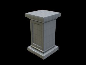 old column 3Dモデル