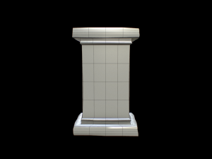 old column 3Dモデル