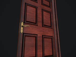 door animated pbr 3Dモデル