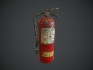fire extinguisher pbr 3D Model