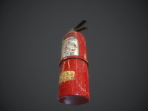 fire extinguisher pbr 3D Модель