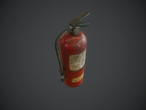 fire extinguisher pbr 3D Модель