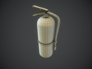 fire extinguisher pbr 3D Модель