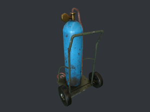 gas tank pbr 3D Model