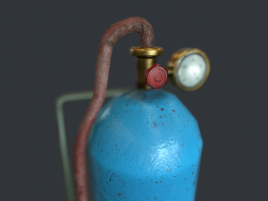 gas tank pbr 3D Model