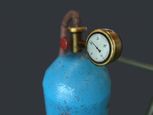 gas tank pbr 3D Model
