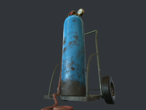 gas tank pbr 3D Model
