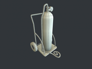 gas tank pbr 3D Model
