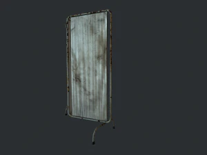 old medical paravan 3D Model