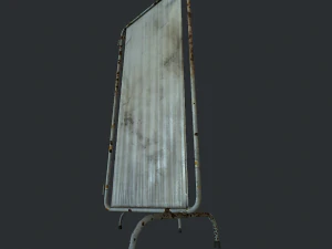 old medical paravan 3D Model
