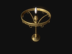 old lamp pbr 3D Model