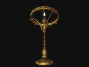 old lamp pbr 3D Model
