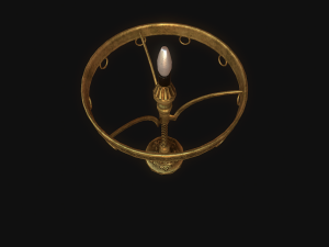 old lamp pbr 3D Model