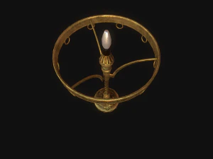 old lamp pbr 3D Model