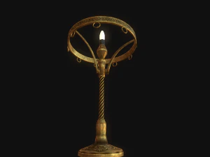 old lamp pbr 3D Model