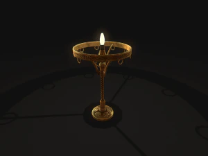 old lamp pbr 3D Model