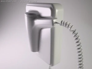 होटल हेयर ड्रायर 3D मॉडल