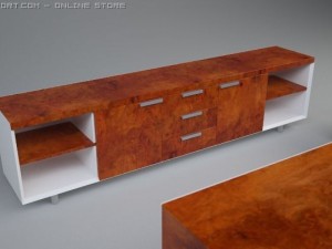designer office desk 3Dモデル