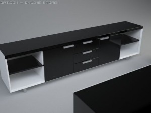 designer office desk 3Dモデル