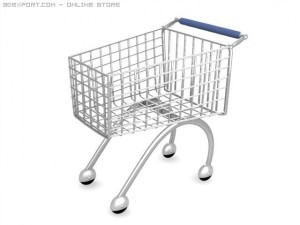 shopping cart 3D Model