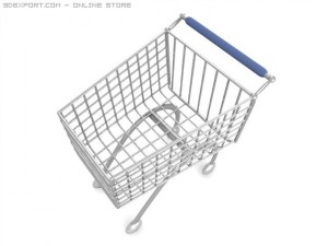 shopping cart Modelo 3D