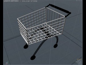 shopping cart Modelo 3D