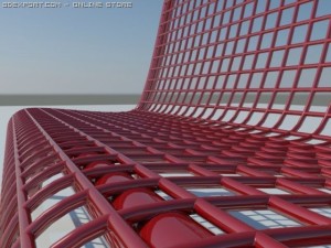 park bench Modelo 3D