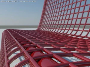 park bench 3D Model