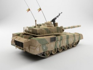 tank panzer al khalid Modelo 3D