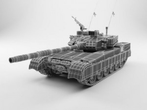 tank panzer al khalid Modelo 3D