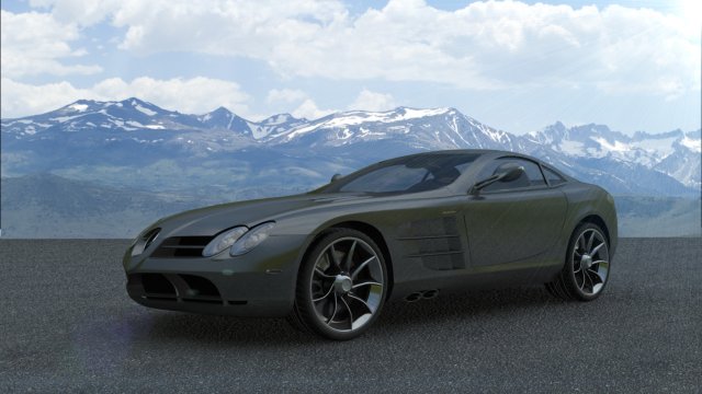 mercedes benz slr mclaren at unbelievable price 3D Model .c4d .max .obj .3ds .fbx .stl .blend 