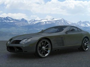 mercedes benz slr mclaren dengan harga yang luar biasa Model 3D