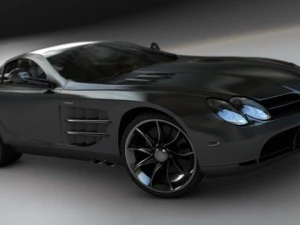 mercedes benz slr mclaren at unbelievable price 3D Model