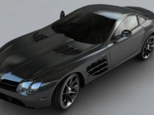 mercedes benz slr mclaren at unbelievable price 3D Model