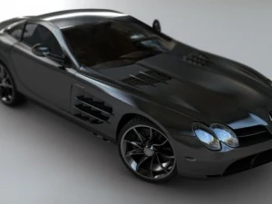 mercedes benz slr mclaren at unbelievable price 3D Model