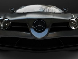 mercedes benz slr mclaren at unbelievable price 3D Model
