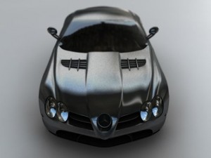 mercedes benz slr mclaren at unbelievable price 3D Model