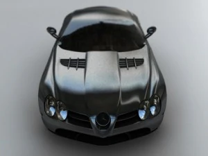 mercedes benz slr mclaren at unbelievable price 3D Model
