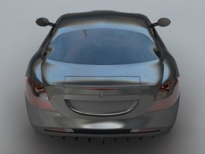 mercedes benz slr mclaren at unbelievable price 3D Model