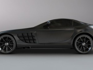mercedes benz slr mclaren at unbelievable price 3D Model