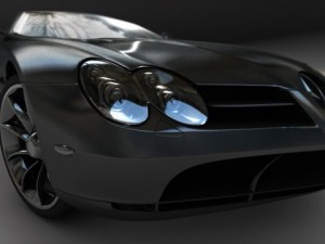 mercedes benz slr mclaren at unbelievable price 3D Model